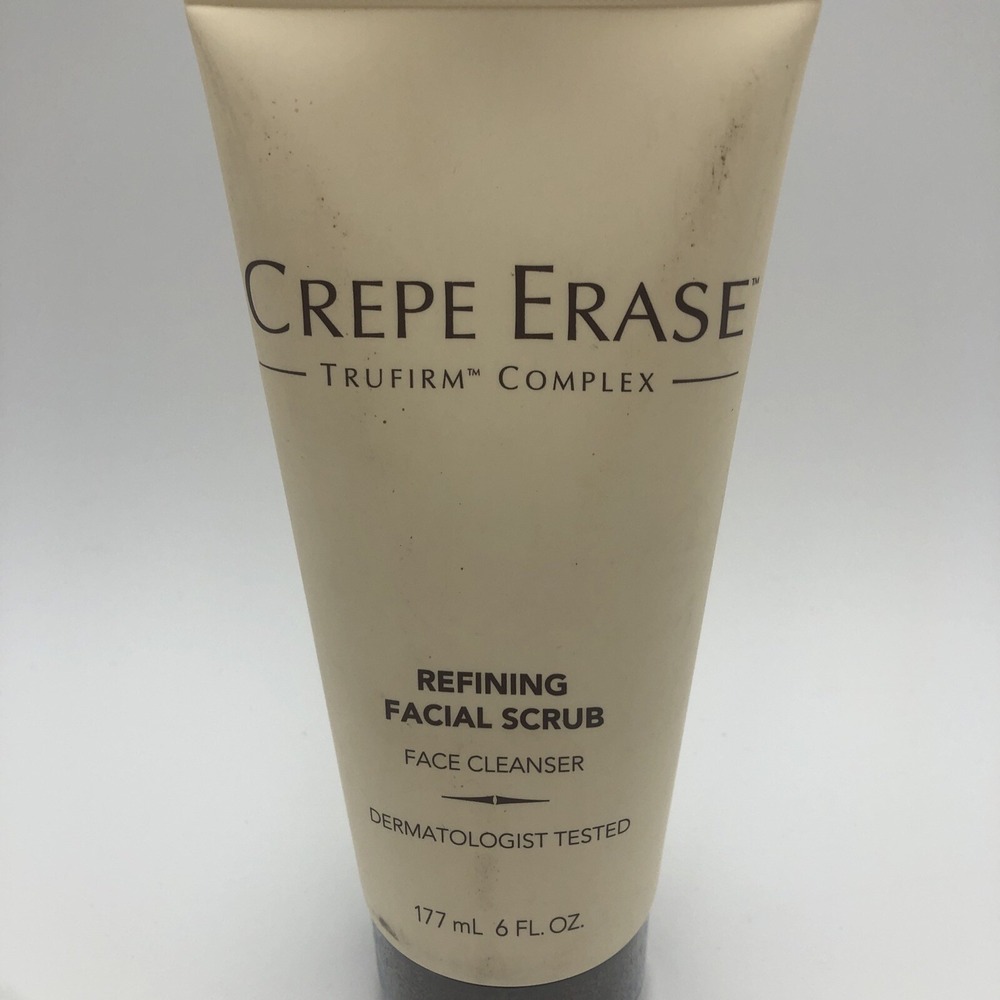 Crepe Ease Body Firm Advanced Refining Facial Scrub full 6 oz. New and‎ Sealed